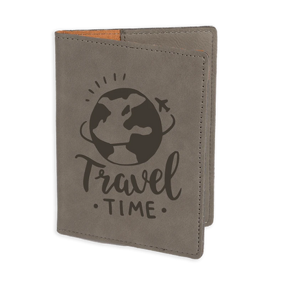 Personalized Vegan Leather Passport Cover