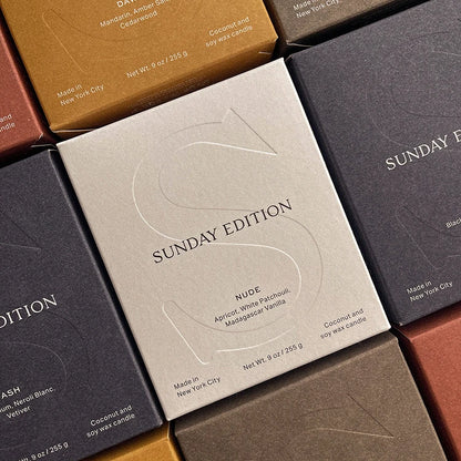 Sunday Edition Dawn Candle (Personalized with your text or logo)
