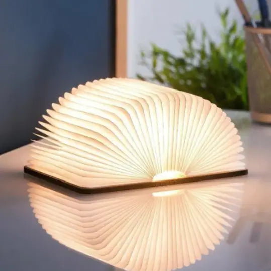 Wooden Book Night Light (Personalized with your logo or text)