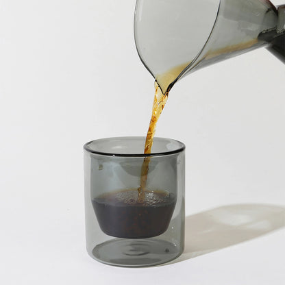 YIELD 6oz Double-Wall Glass (Grey)